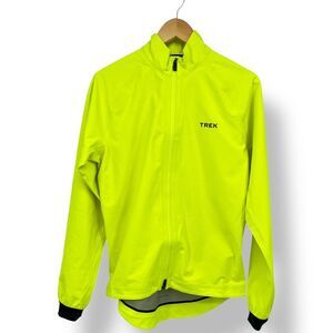 Trek Circuit Rain Radioactive Yellow Jacket Mens Size Medium